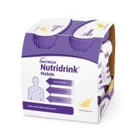 Nutridrink Protein o smaku bananowym, 4 x 125 ml