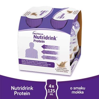 Nutridrink Protein mokka, 4x125ml