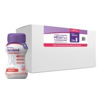 Nutridrink Protein Omega 3 rześki smak truskawkowo-malinowy megapack, 24 x 125 ml