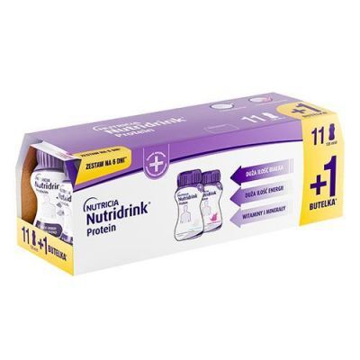 Nutridrink Protein zestaw, 12szt. (8szt. - owoce leśne + 4szt. neutralne) KRÓTKA DATA 12.09.2026