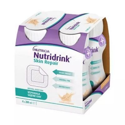 NUTRIDRINK SKIN REPAIR o smaku waniliowym 4 x 200 ml