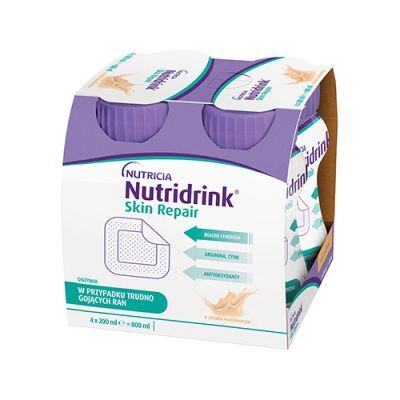 Nutridrink Skin Repair wanilia, 4x200ml (dawniej Cubitan)