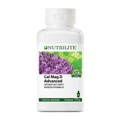 NUTRILITE CAL MAG D Advanced 180 tabletek Opakowanie na 2 miesiące stosowania