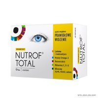 NUTROF TOTAL z witaminą D3 60 kapsułek + Hyabak UD krople do oczy 5 pojemników po 0,4 ml