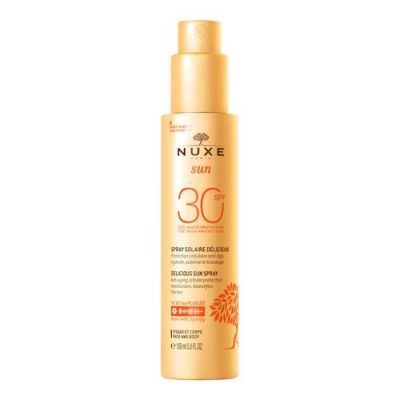 NUXE Sun mleczko do opalania twarzy i ciała SPF30, 150ml