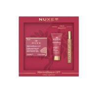 NUXE Zestaw Merveillance Lift Krem liftingujący na noc, 50 ml + Krem liftingujący na dzień, 15 ml + Rozświetlający olejek ze złotymi drobinkami, 8 ml
