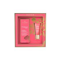 NUXE Zestaw Prodigieuse Boost Krem rozświetlający do skóry suchej, 40 ml + Żelowy balsam pod oczy, 15 ml