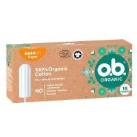 O.B. Organic Tampony super, 16 szt.