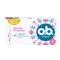 O.B. ORGINAL Normal Tampony, 16 sztuk