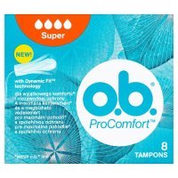 OB ProComfort Super TAMPONY higieniczne 8 sztuk