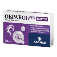 OeparolMed Biotyna 10 mg, 60 tabl. KRÓTKA DATA 31.05.2026