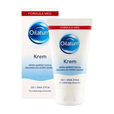 Oilatum Formuła Med krem Emolient do skóry bardzo suchej atopowej skłonnej do egzemy, 150 g