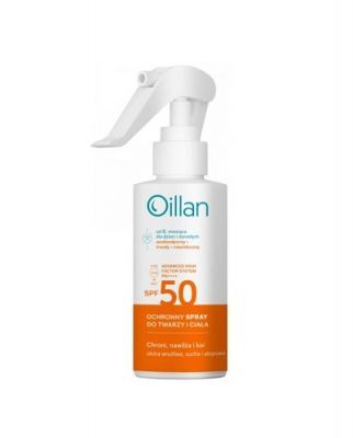 OILLAN SUN spray ochronny do twarzy i ciała SPF50 125 ml