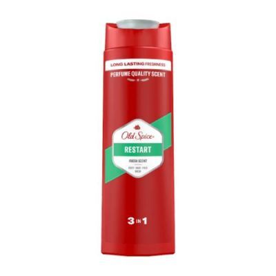 Old Spice Restart 3in1 Żel pod prysznic i szampon dla mężczyzn, 400ml