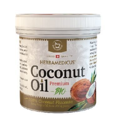 COCONUT OIL PREMIUM BIO Olej kokosowy 250 ml HERBAMEDICUS