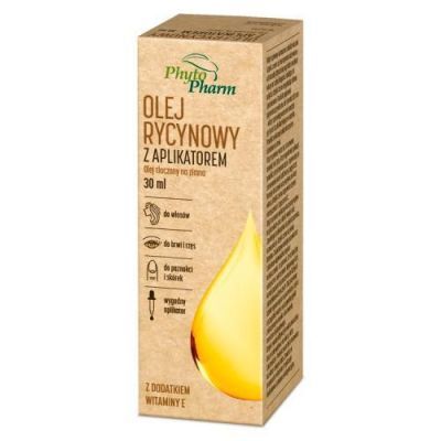 Olej rycynowy z aplikatorem, 30ml KRÓTKA DATA 30.09.2026