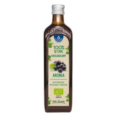 OLEOFARM 100% Sok ekologiczny Aronia, 490ml KRÓTKA DATA 30.09.2026