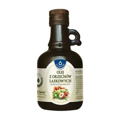 OLEOFARM Olej z orzechów laskowych nierafinowany, 250ml KRÓTKA DATA 30.09.2026