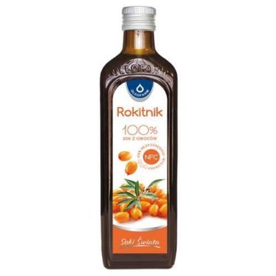 OLEOFARM Rokitnik sok, 490ml - sok z owoców rokitnika
