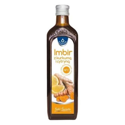 Oleofarm Sok Imbir z kurkumą i cytryną, 490 ml KRÓTKA DATA 31.10.2026
