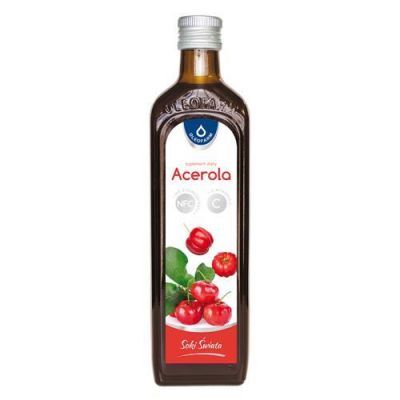 OLEOFARM Sok z aceroli z witaminą C, 490ml  KRÓTKA DATA 30.06.2026