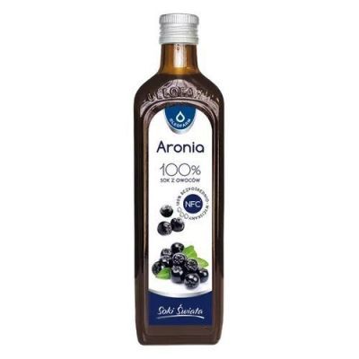 Oleofarm Sok z aronii, 490 ml KRÓTKA DATA 31.10.2026