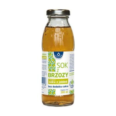 OLEOFARM Sok z brzozy z dodatkiem soku z jabłek, 300ml