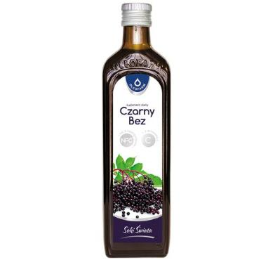 OLEOFARM Sok z czarnego bzu z witaminą C, 490ml KRÓTKA DATA 31.12.2026