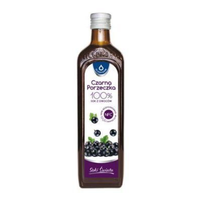 OLEOFARM Sok z czarnej porzeczki - 490ml KRÓTKA DATA 30.09.2026
