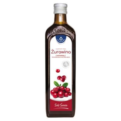 Oleofarm Sok z żurawiny z naturalną witaminą C, 490 ml