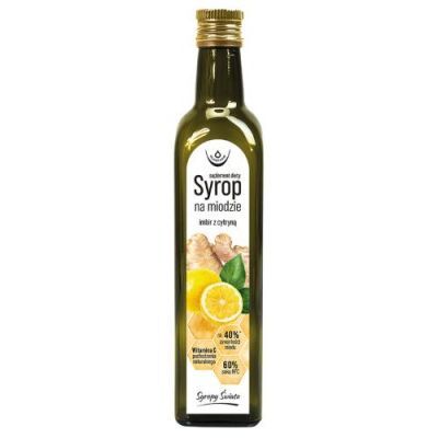 OLEOFARM Syrop na miodzie imbir z cytryną, 250ml  KRÓTKA DATA 31.07.2026