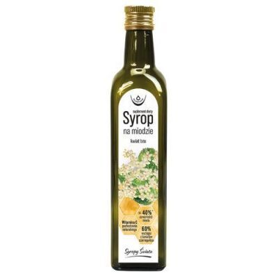 OLEOFARM Syrop na miodzie kwiat bzu, 250ml KRÓTKA DATA 30.11.2024