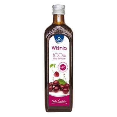 OLEOFARM Wiśnia 100% sok z owoców wiśni, 490ml