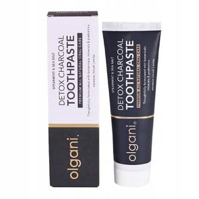 OLGANI Detox Charcoal Pasta do zębów wybielająca, 75 ml