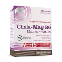 OLIMP CHELA-MAG B6 60 kapsułek, niedobór magnezu