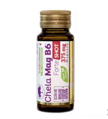 OLIMP CHELA-MAG B6 Forte Shot płyn o smaku wiśniowym 25 ml