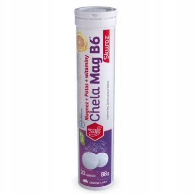 OLIMP CHELA-MAG B6 SKURCZ 20 tabletek musujących