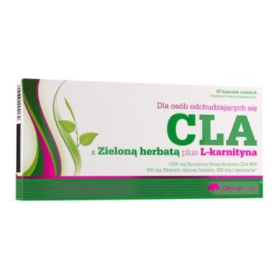 Olimp Cla z Zieloną Herbatą plus L-karnityna, 60 kaps.