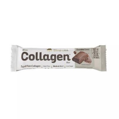 OLIMP Collagen Bar Wysokobiałkowy baton proteinowy Czekoladowy, 44g  KRÓTKA DATA 25.12.2024