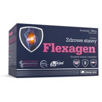 OLIMP FLEXAGEN smak malinowy, 30 saszetek