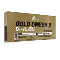 OLIMP GOLD OMEGA 3 D3 + K2 Sport Edition 60 kapsułek