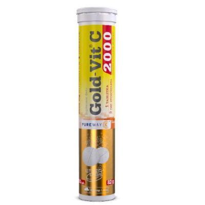 Olimp GOLD-VIT C 2000 pomarańcza, 20 tabl. musujących KRÓTKA DATA 22.08.2026