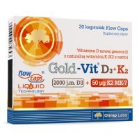 OLIMP GOLD-VIT D3 2000 j.m. + K2 30 kapsułek