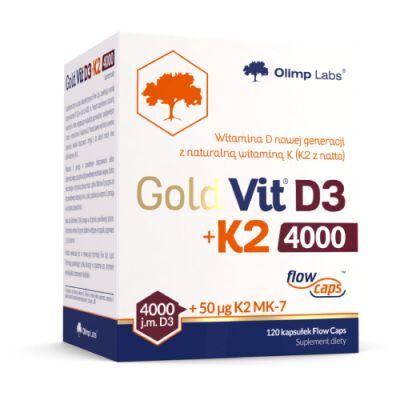 Olimp Gold-Vit D3 + K2 4000, 120 kaps.