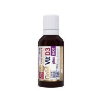 Olimp Gold Vit D3 plus Shot wiśniowy, 25 ml Ampułka KRÓTKA DATA 03.06.2026