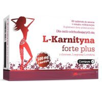 OLIMP L-KARNITYNA FORTE PLUS 80 tabletek do ssania o smaku wiśniowym