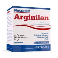 Olimp Nutramil Complex Arginilan o smaku cytrynowym, 14 sasz.