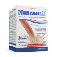 OLIMP Nutramil Complex biała czekolada z maliną, 7 saszetek