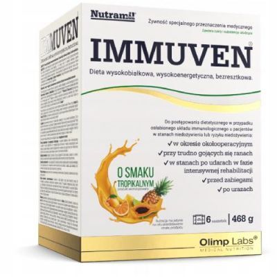 OLIMP Nutramil Immuven o smaku tropikalnym, 6sasz.