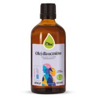 Olini Olej dla uczniów tłoczony na zimno nierafinowany, 100 ml